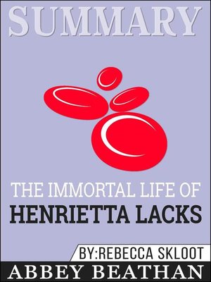 cover image of Summary of the Immortal Life of Henrietta Lacks by Rebecca Skloot